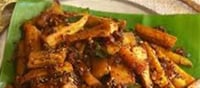 Chettinad Vazhakkai Varuval | Uncooked Banana Roast Recipe